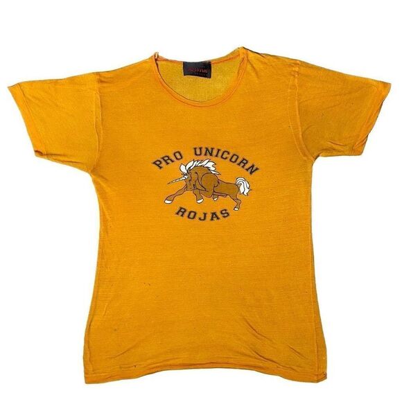 Y2K Rojas Los Angeles Pro Unicorn Muscle Tee | M - Picture 1 of 5